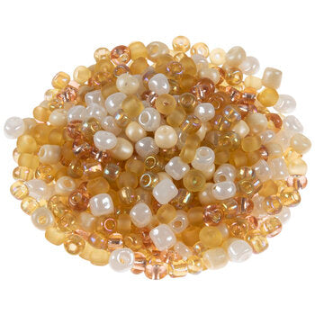 Butterbeer Beaded Stitch Markers