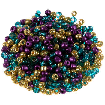 Mardi Gras Beaded Stitch Markers