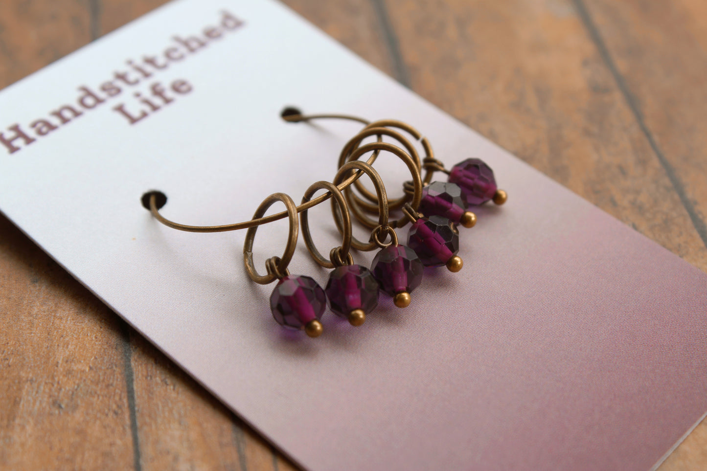Merlot Stitch Markers
