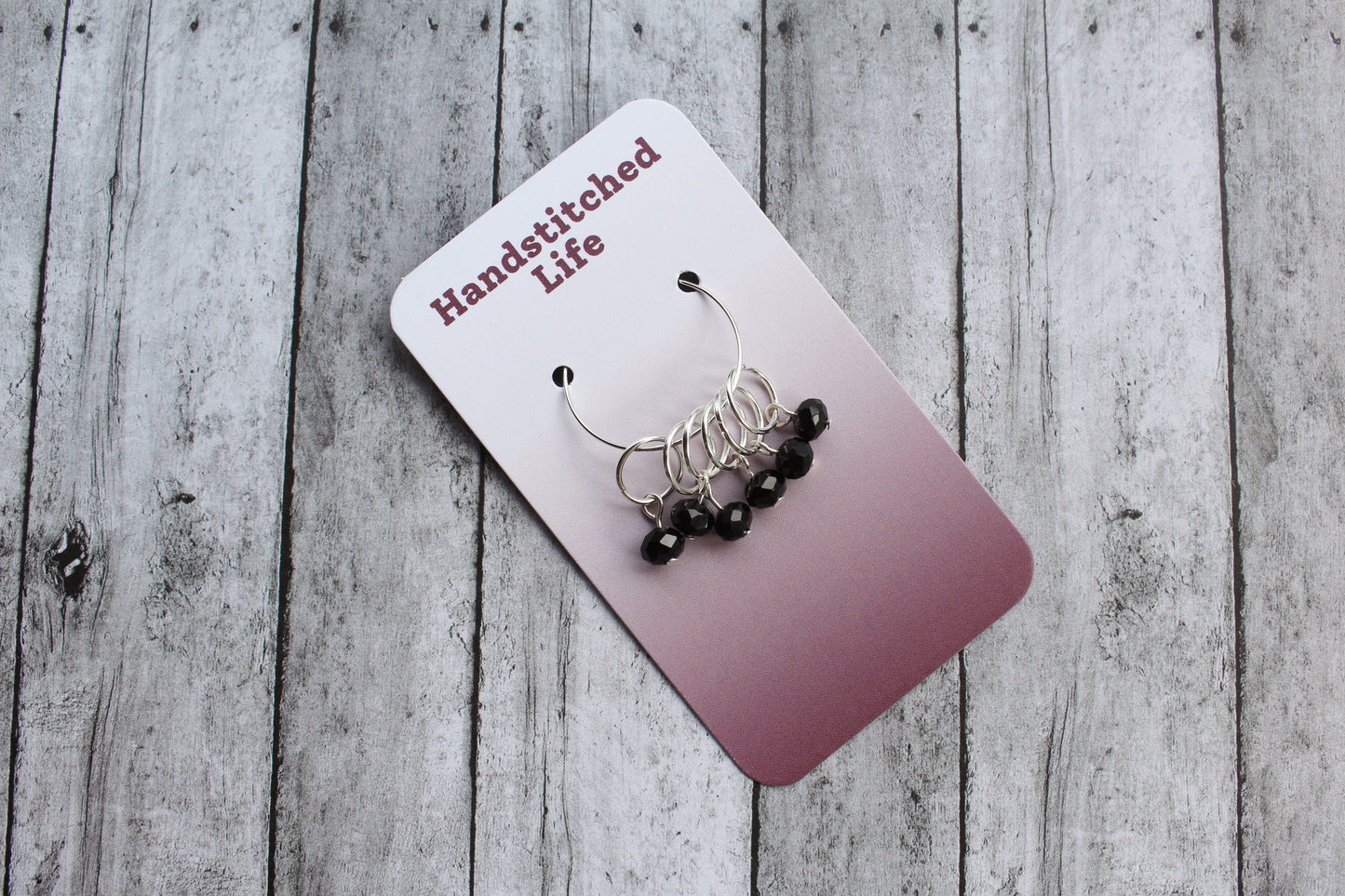 Black Night Stitch Markers