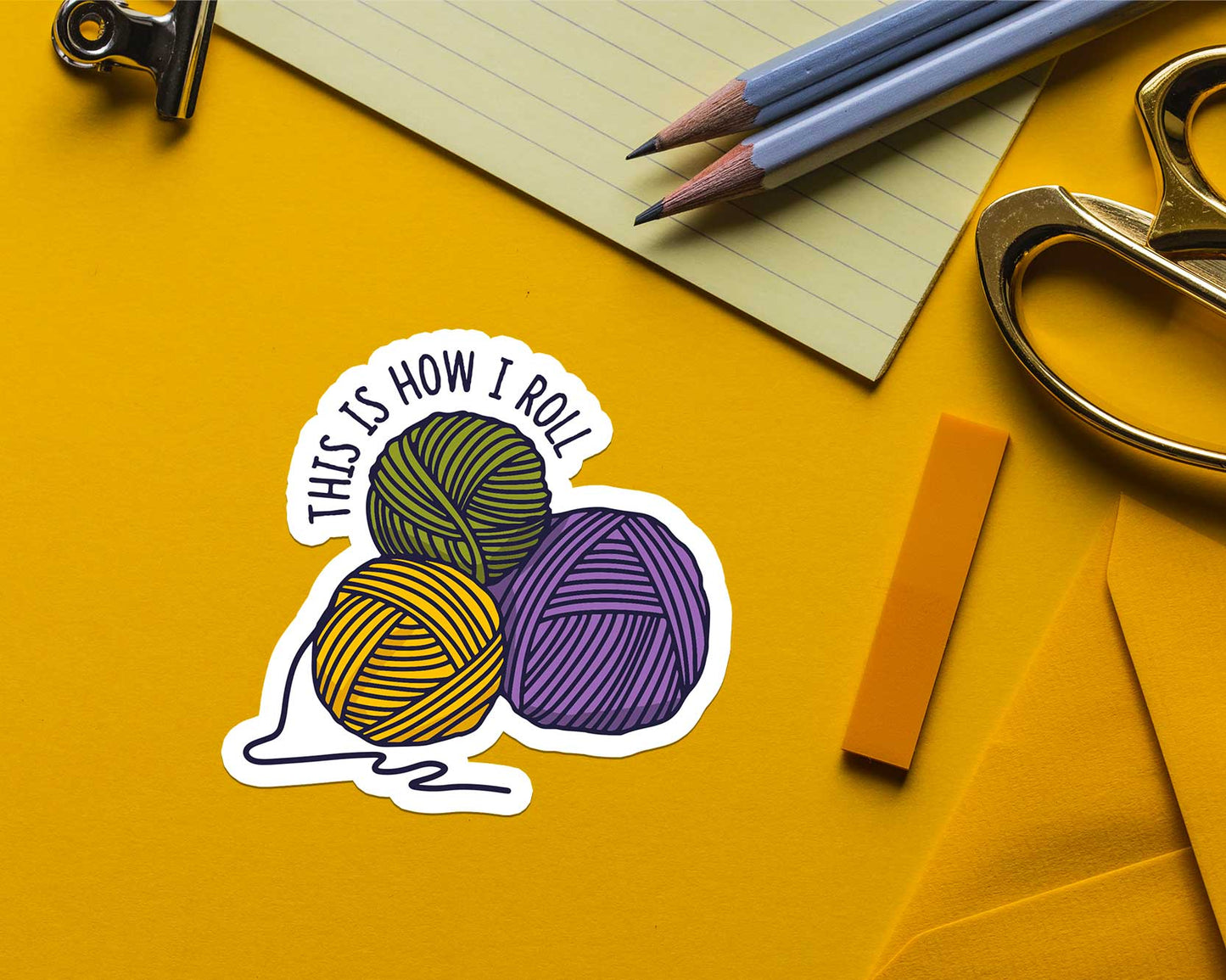 Shop Intaglio - This is How I Roll Sticker