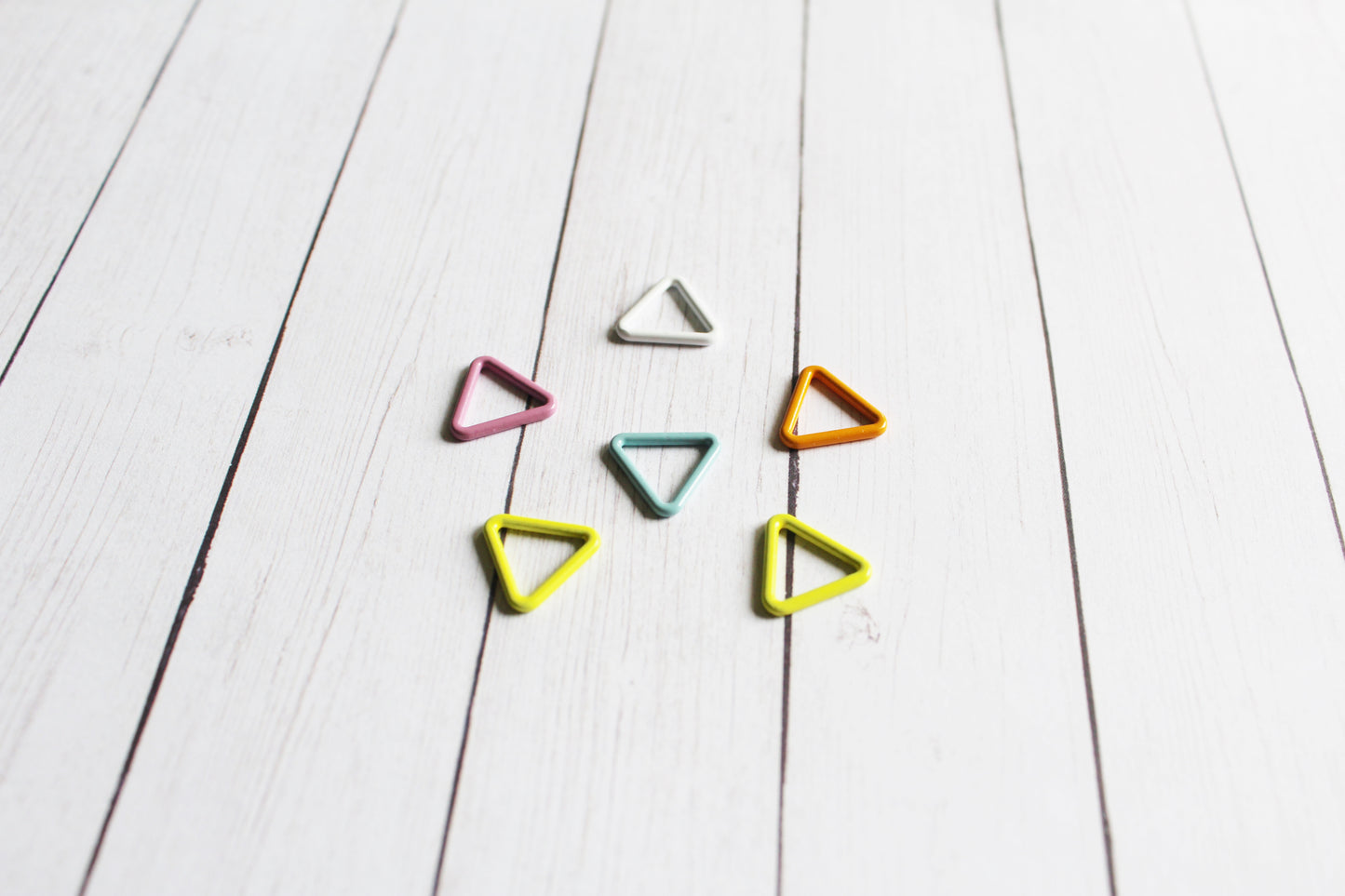 Neon Triangle Stitch Markers