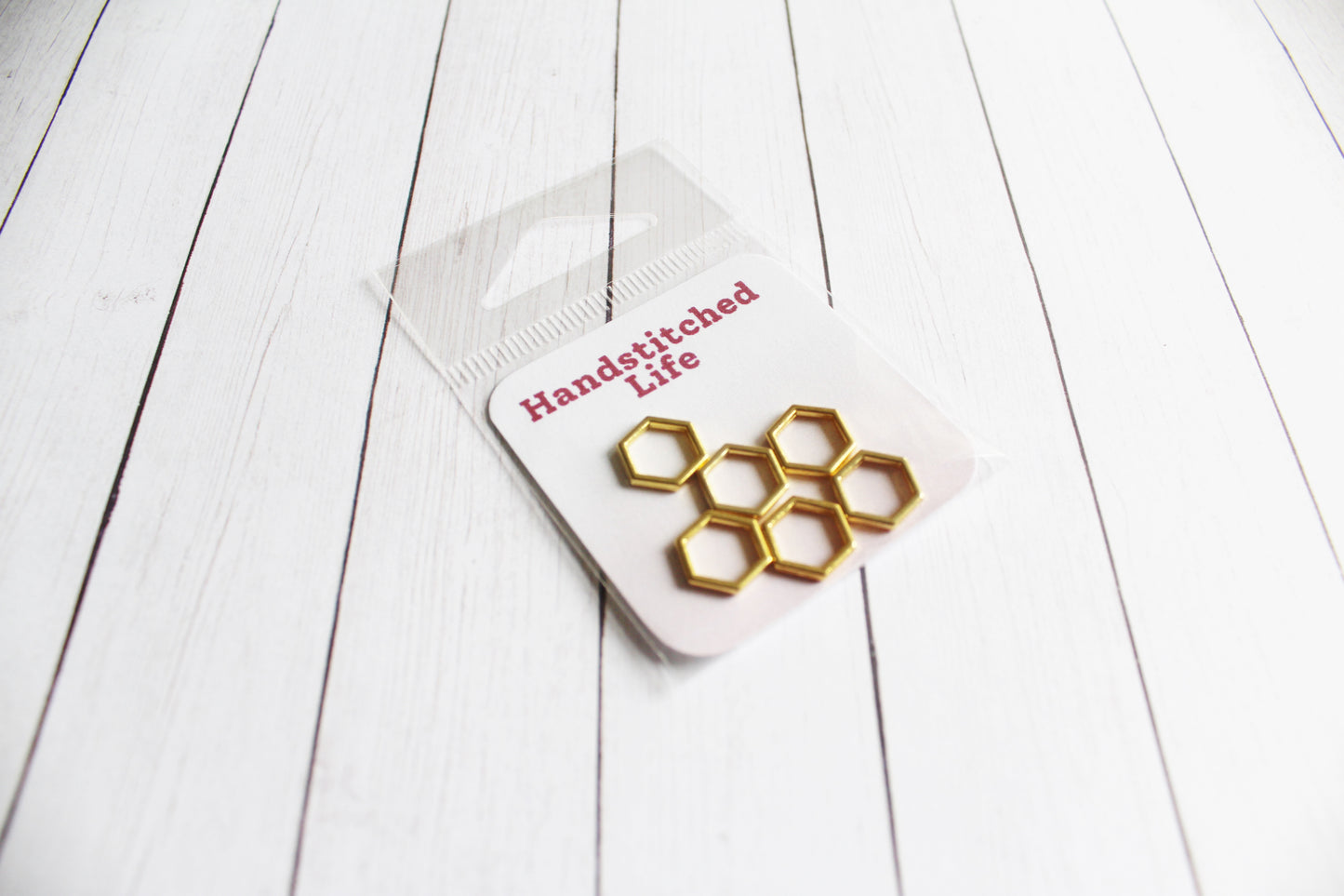 Honeycomb Stitch Markers