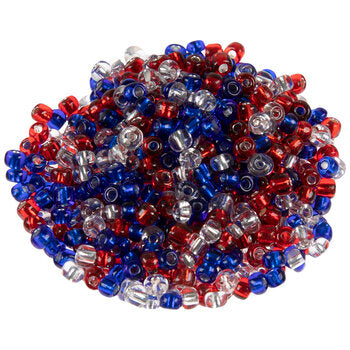 Patriotic Beaded Stitch Markers