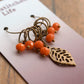 Harvest Leaf Stitch Marker Set