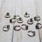 Twilight Gray Premium Beaded Stitch Markers  Knitting Marker