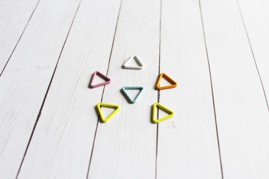 Neon Triangle Stitch Markers